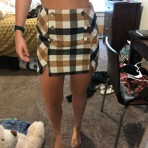 Forever 21 plaid skirt